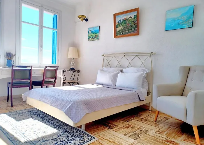 Sea View Studio Terrasse Cap Martin/Monaco